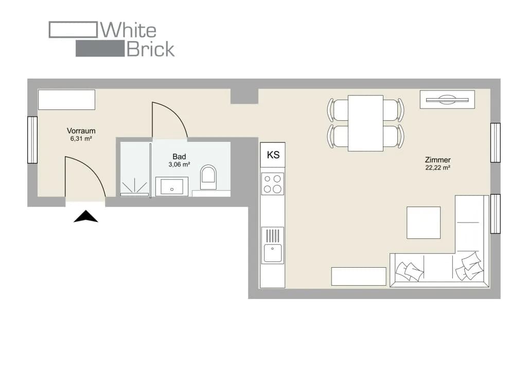 1-Zimmer-Wohnung kaufen in Wien – 31,59 m², € 199.000 – Bild 17 von 17