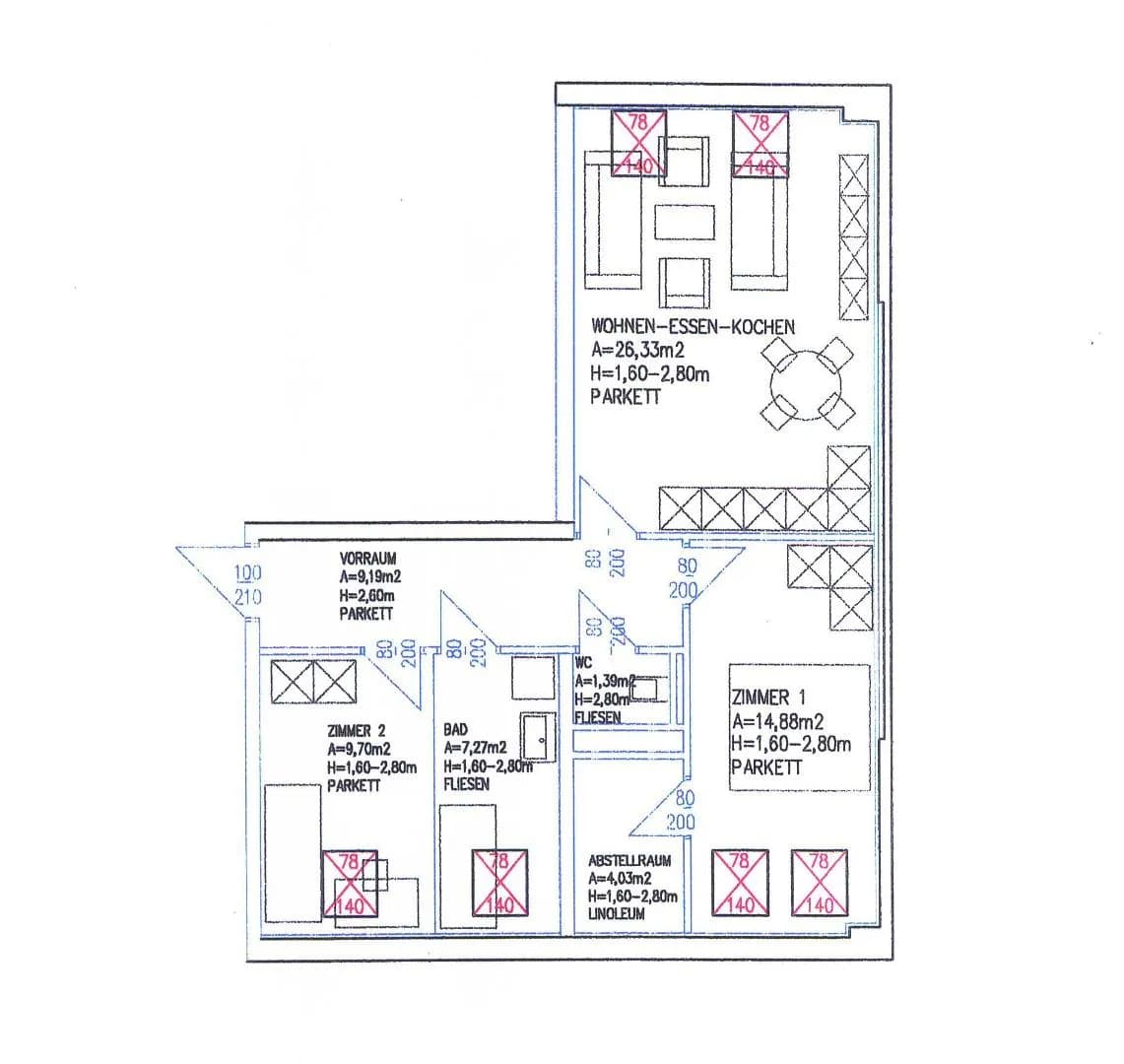 3-Zimmer-Wohnung mieten in Bruck-Mürzzuschlag – 72,79 m², € 675 – Bild 2 von 10