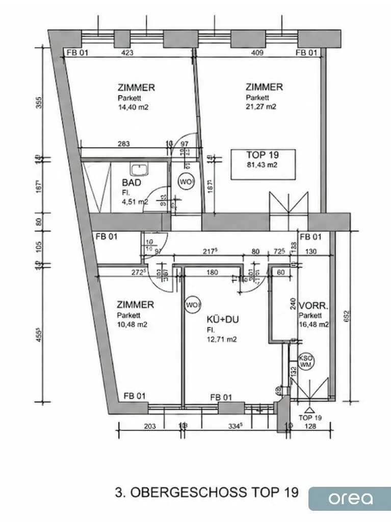 3-Zimmer-Wohnung kaufen in Wien – 82,06 m², € 699.000 – Bild 9 von 9