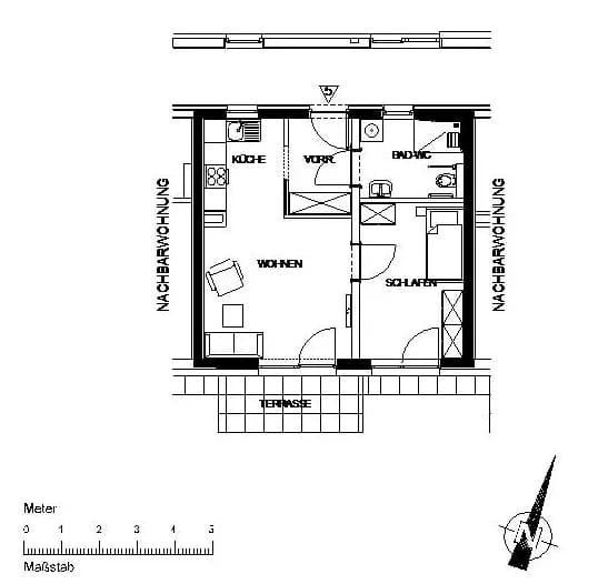 Wohnung mieten in Weiz – 41,05 m², € 617 – Bild 3 von 3
