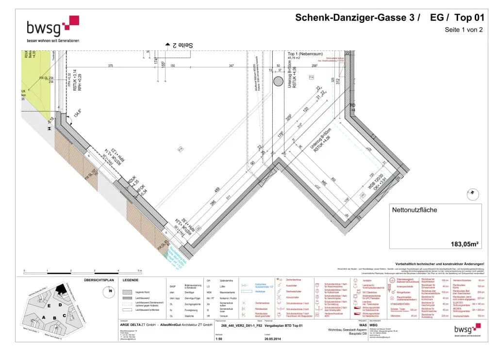Immobilie mieten in Wien – 183 m², € 1.940 – Bild 3 von 3