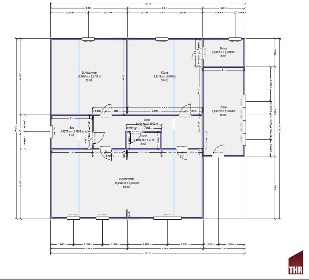 4-Zimmer-Haus mieten in Bruck an der Leitha – 145 m², € 1.390 – Bild 16 von 17