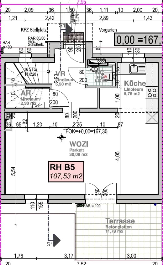 4-Zimmer-Haus kaufen in Mistelbach – 107,52 m², € 399.000 – Bild 2 von 14
