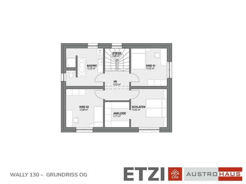 5-Zimmer-Haus kaufen in Schärding – 129,66 m², € 359.256 – Bild 5 von 11