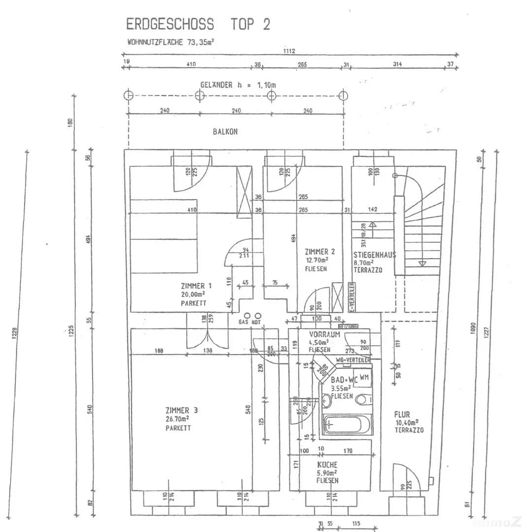 3-Zimmer-Wohnung mieten in Graz – 74 m², € 1.018 – Bild 2 von 29