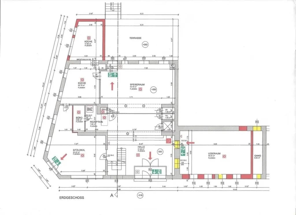 31-Zimmer-Gewerbeimmobilie mieten in Baden – 1 200 m², € 8.900 – Bild 11 von 21