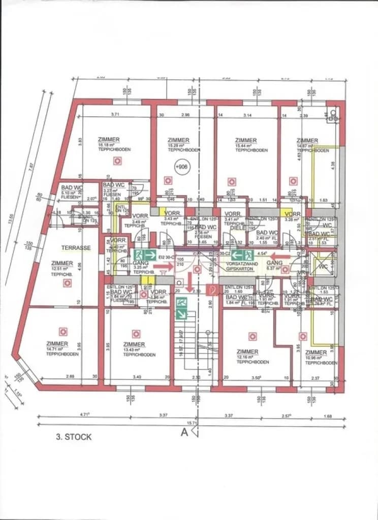 31-Zimmer-Gewerbeimmobilie kaufen in Baden – 1 200 m², € 1.390.000 – Bild 16 von 21