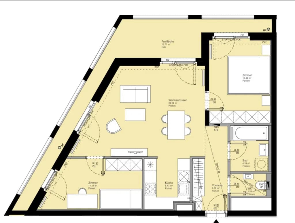 3-Zimmer-Wohnung kaufen in Wien – 66,5 m², € 649.000 – Bild 2 von 21