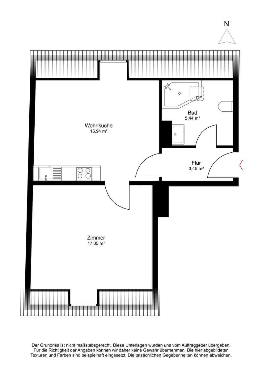 2-Zimmer-Wohnung kaufen in Graz – 42 m², € 110.000 – Bild 6 von 6