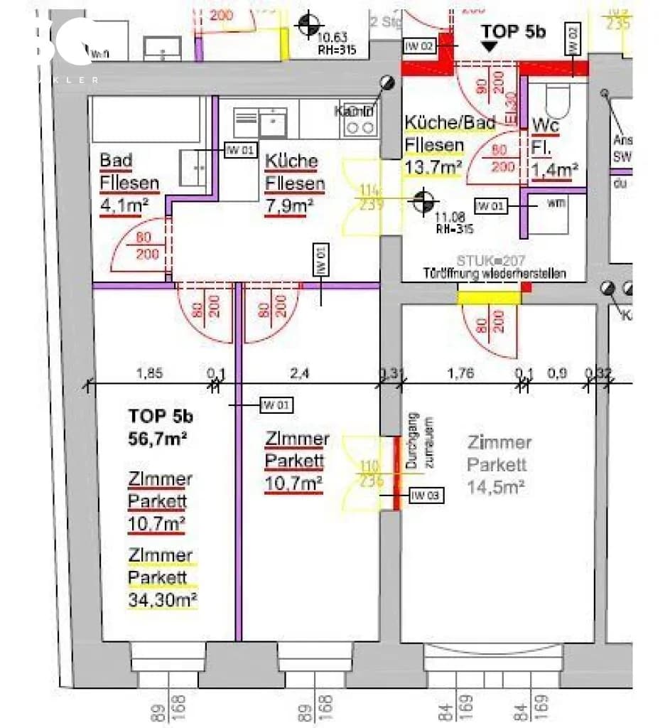 3-Zimmer-Wohnung kaufen in Wien – 57 m², € 285.000 – Bild 15 von 15