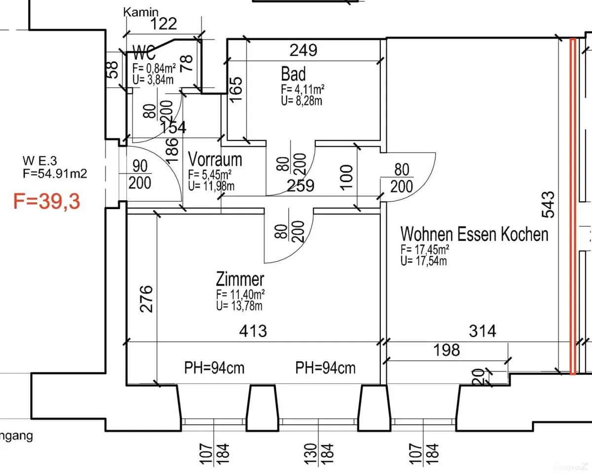 2-Zimmer-Wohnung kaufen in Graz – 39,3 m², € 149.900 – Bild 10 von 11