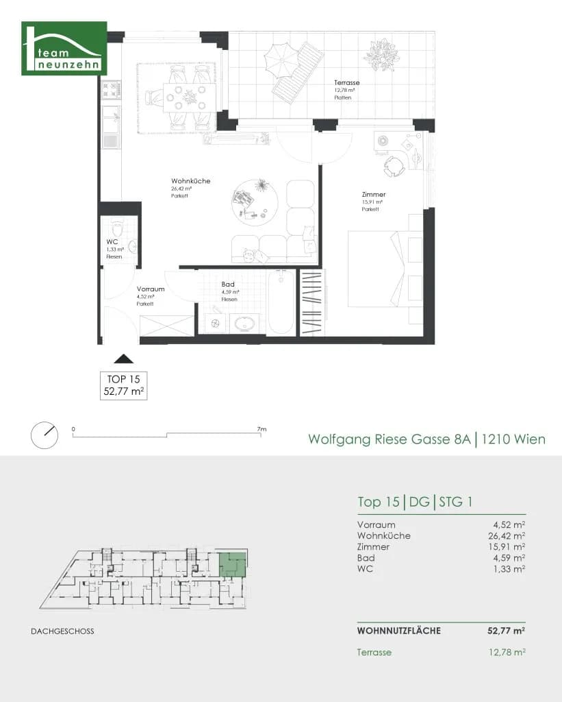Immobilie kaufen in Wien – 52,77 m², € 315.000 – Bild 21 von 21