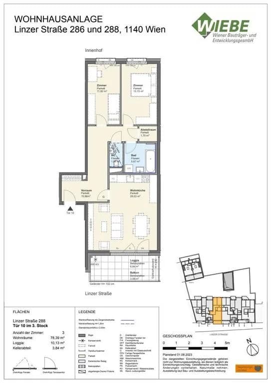 3-Zimmer-Wohnung kaufen in Wien – 76,27 m², € 538.600 – Bild 15 von 20