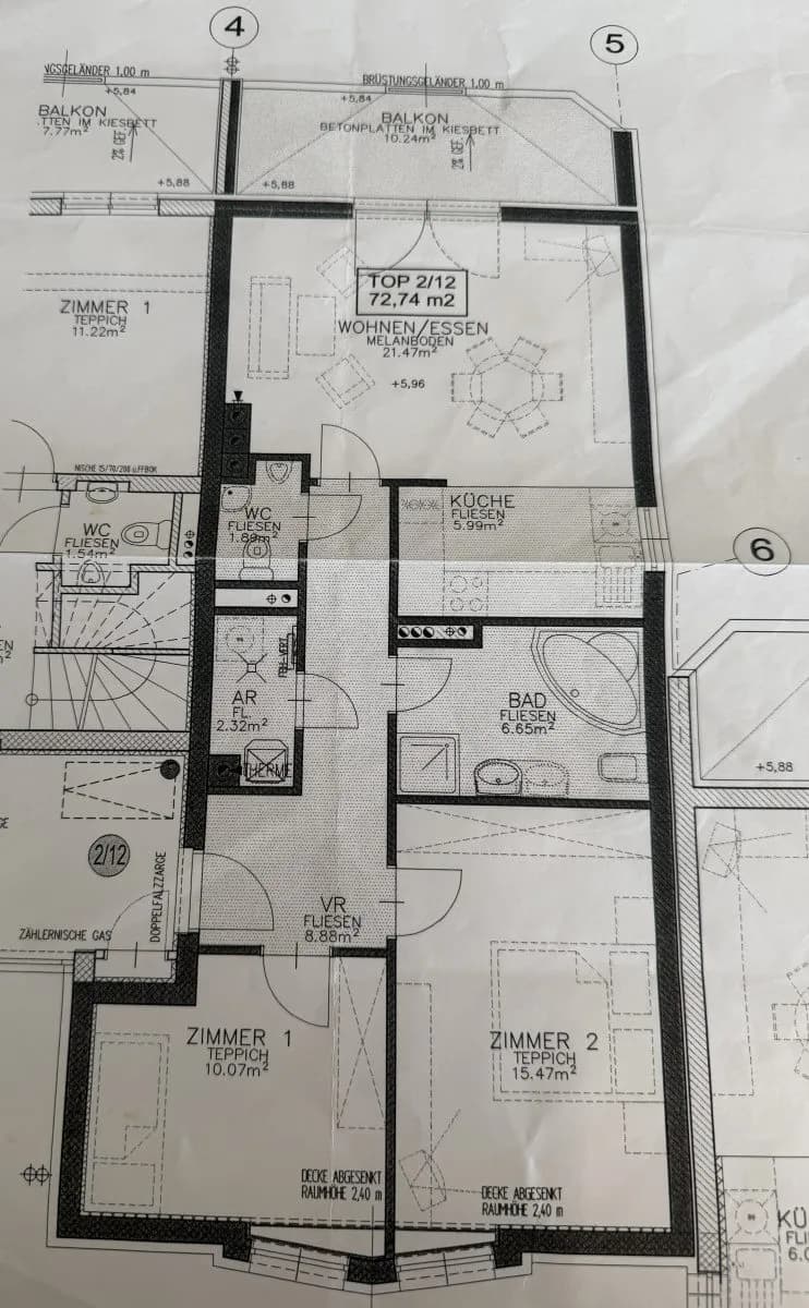 3-Zimmer-Wohnung kaufen in Baden – 72,74 m², € 299.000 – Bild 21 von 21