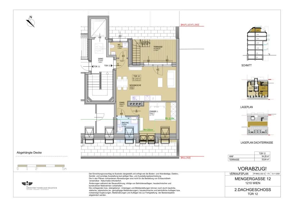 2-Zimmer-Wohnung kaufen in Wien – 54,28 m², € 459.000 – Bild 8 von 8