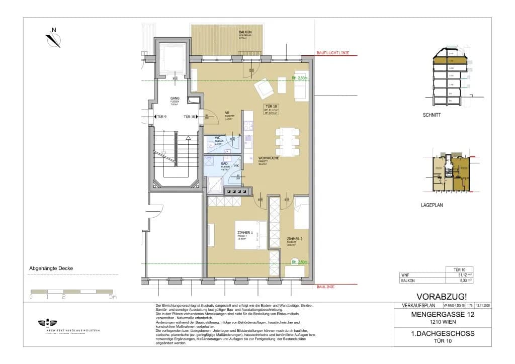 3-Zimmer-Wohnung kaufen in Wien – 81,12 m², € 495.000 – Bild 6 von 6