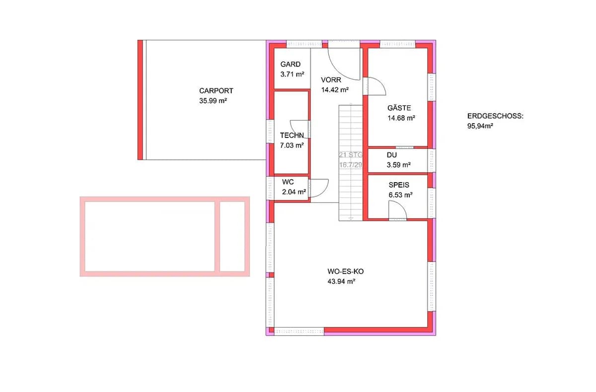5-Zimmer-Haus kaufen in Graz-Umgebung – 190 m², € 480.000 – Bild 21 von 22