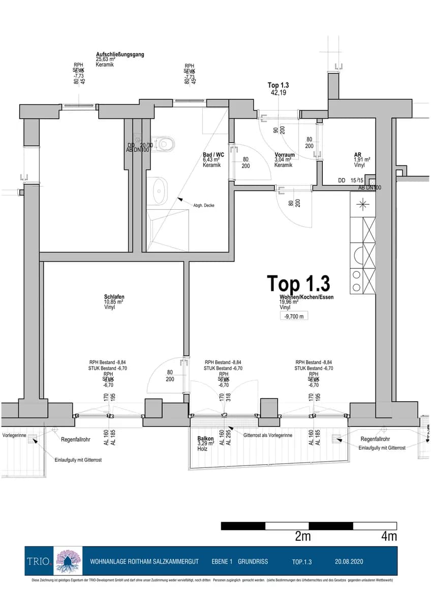 2-Zimmer-Wohnung mieten in Gmunden – 42,2 m², € 608 – Bild 12 von 12