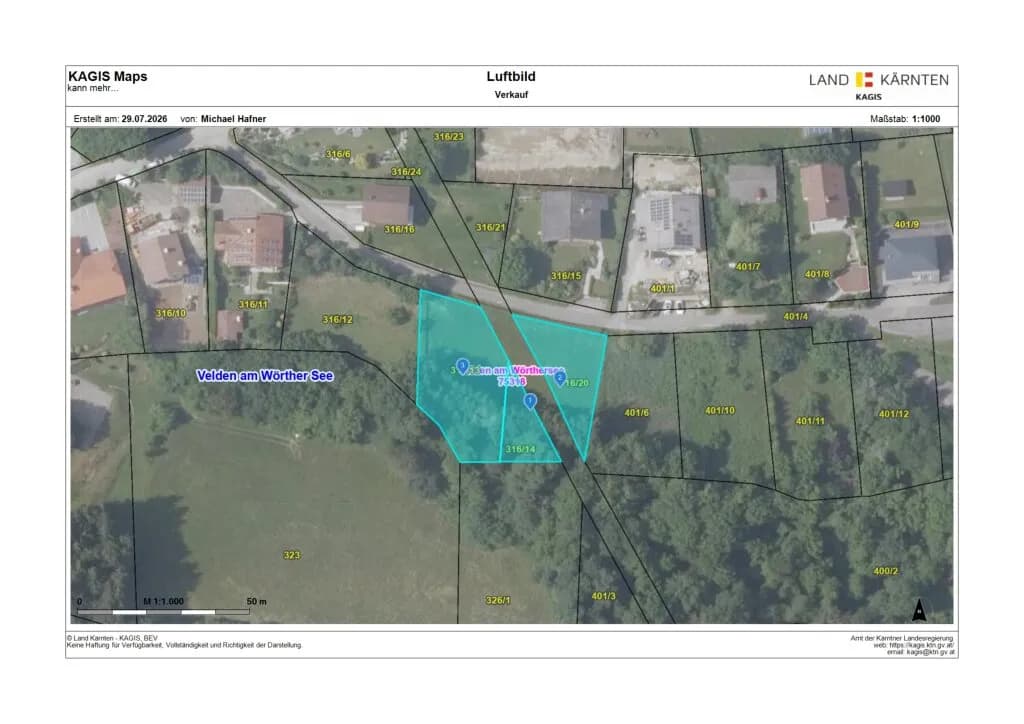 Grundstück kaufen in Villach Land – 1 793 m², € 199.000 – Bild 4 von 5
