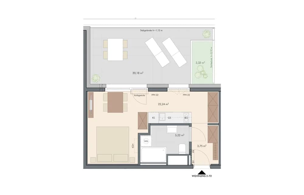 1-Zimmer-Wohnung kaufen in Wien – 31,21 m², € 270.000 – Bild 19 von 19