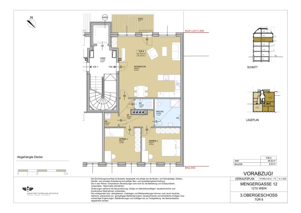 Wohnung kaufen in Wien – 89 m², € 497.000 – Bild 8 von 8