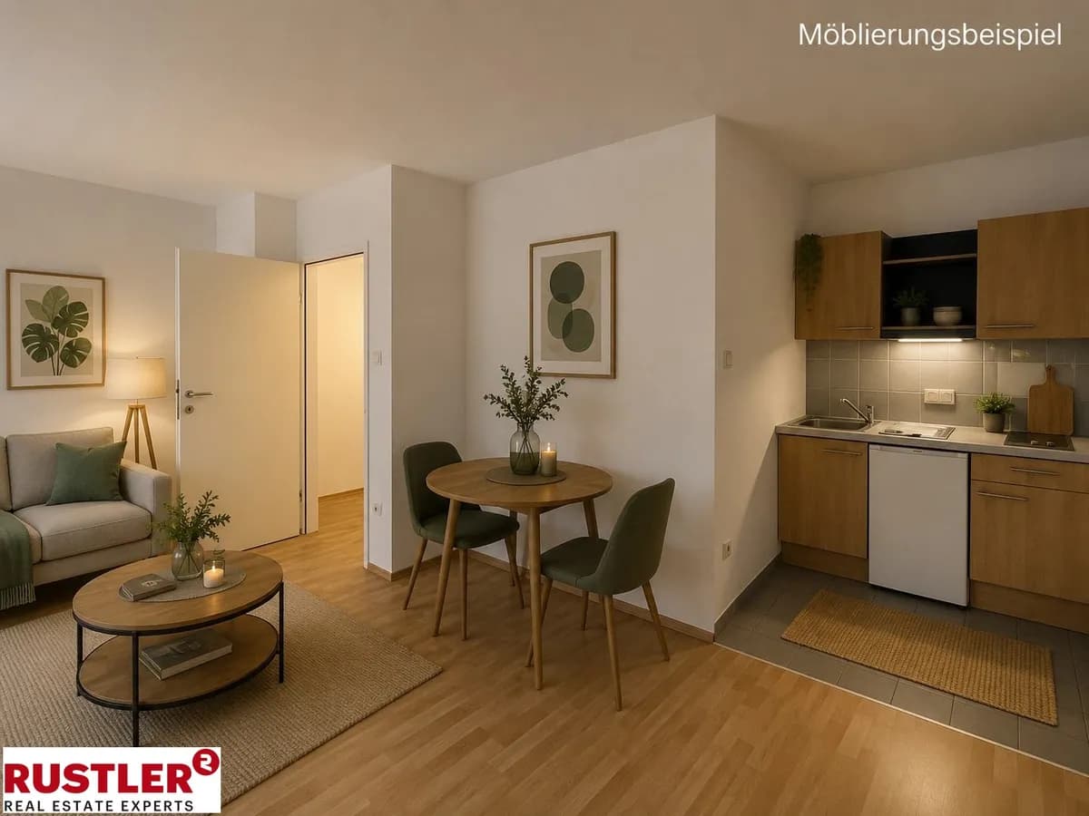 1-Zimmer-Wohnung mieten in Wien – 36 m², € 681 – Bild 1 von 9