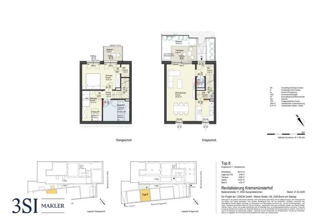 3-Zimmer-Wohnung kaufen in Mödling – 85,72 m², € 629.000 – Bild 12 von 13