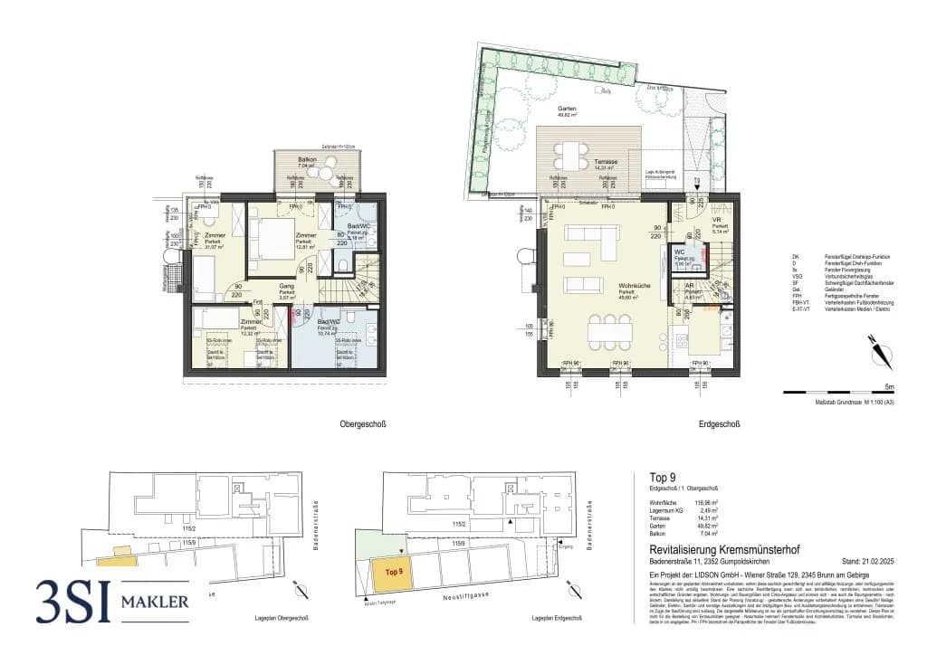 4-Zimmer-Wohnung kaufen in Mödling – 116,96 m², € 899.000 – Bild 12 von 13