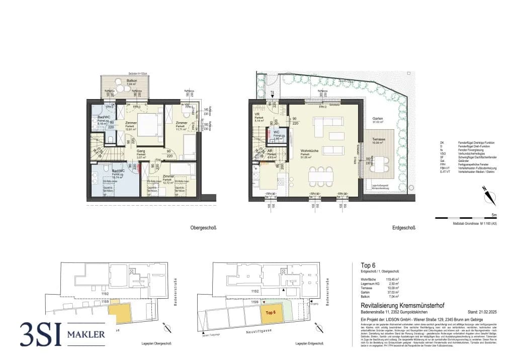 4-Zimmer-Wohnung kaufen in Mödling – 119,45 m², € 819.000 – Bild 12 von 13