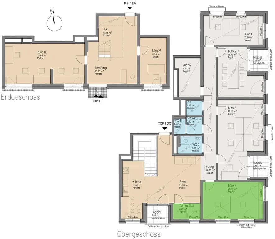 1-Zimmer-Gewerbeimmobilie mieten in Wien – 24 m², € 558 – Bild 4 von 16