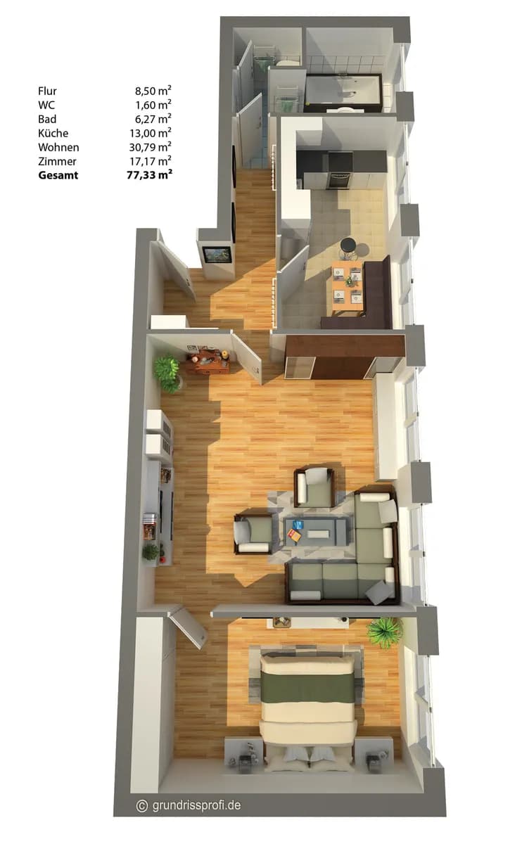 2-Zimmer-Wohnung mieten in Kufstein – 77,33 m², € 1.250 – Bild 12 von 12
