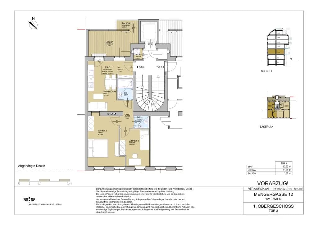 3-Zimmer-Wohnung kaufen in Wien – 53 m², € 299.000 – Bild 9 von 9