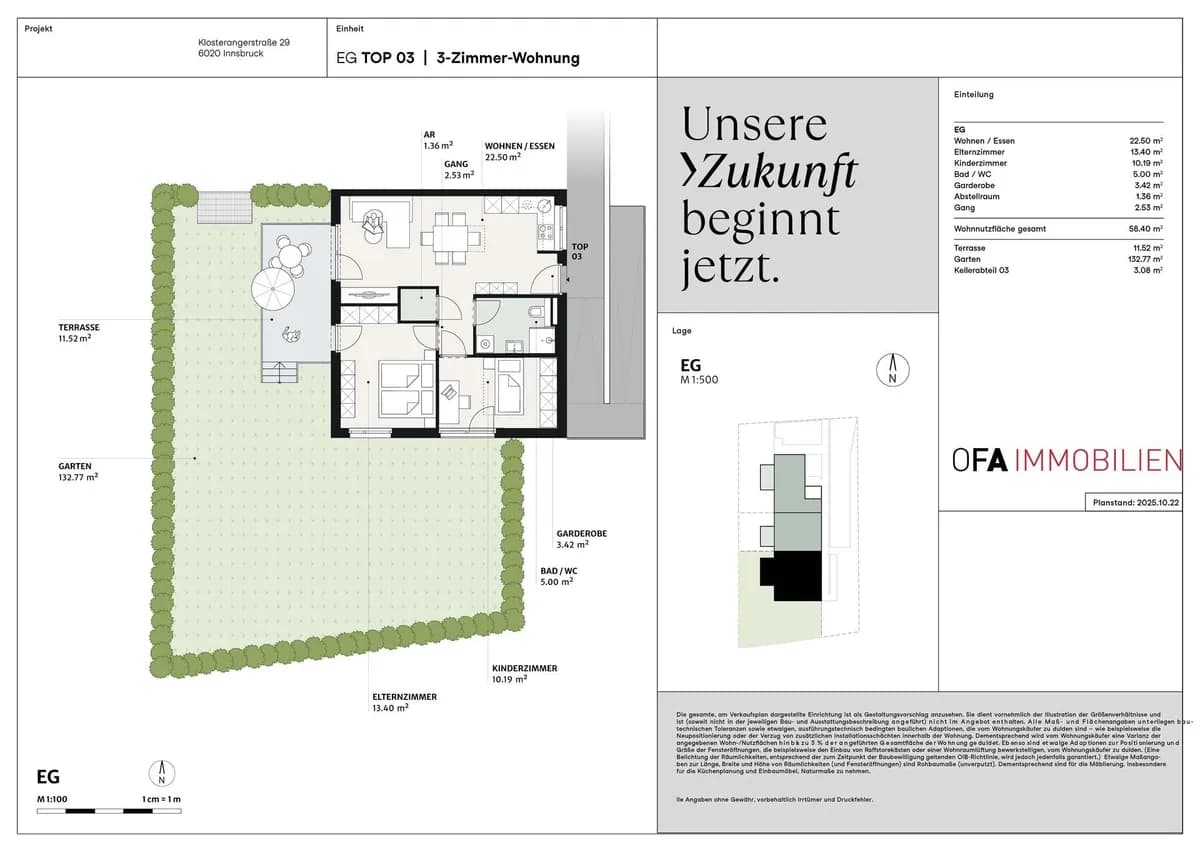 3-Zimmer-Wohnung kaufen in Innsbruck – 58,4 m², € 559.680 – Bild 3 von 3