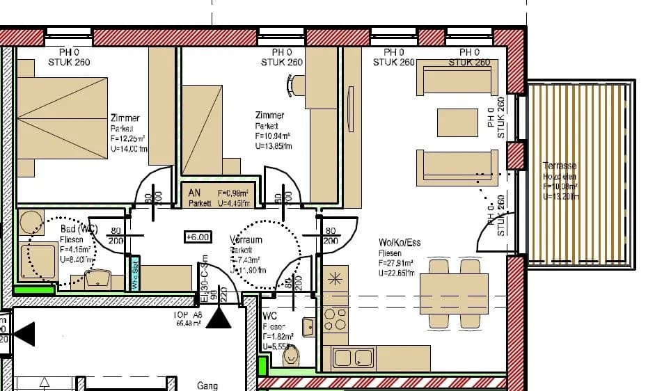 3-Zimmer-Wohnung mieten in Weiz – 65,48 m², € 1.078 – Bild 8 von 28