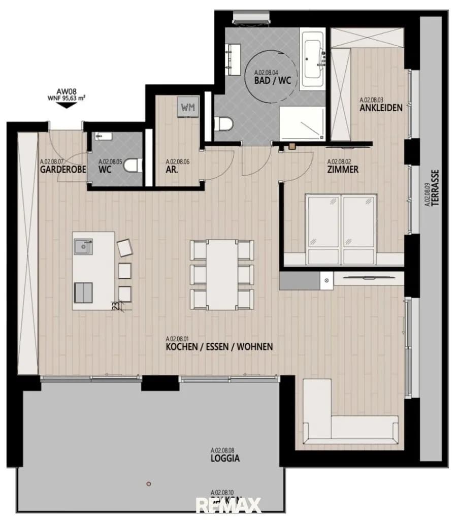 2-Zimmer-Wohnung kaufen in Kitzbühel – 95,63 m², € 641.000 – Bild 7 von 7