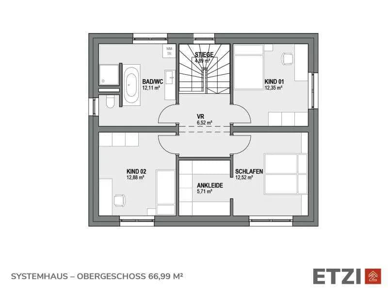 5-Zimmer-Haus kaufen in Gmunden – 127 m², € 488.000 – Bild 4 von 5