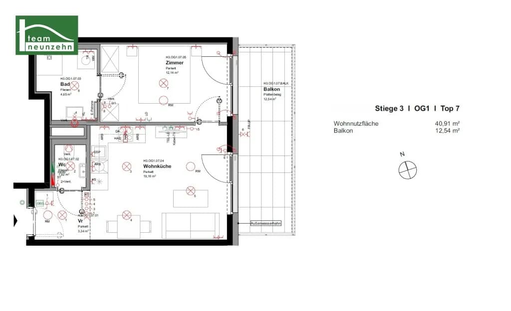 2-Zimmer-Wohnung mieten in Wien – 40,91 m², € 799 – Bild 17 von 17