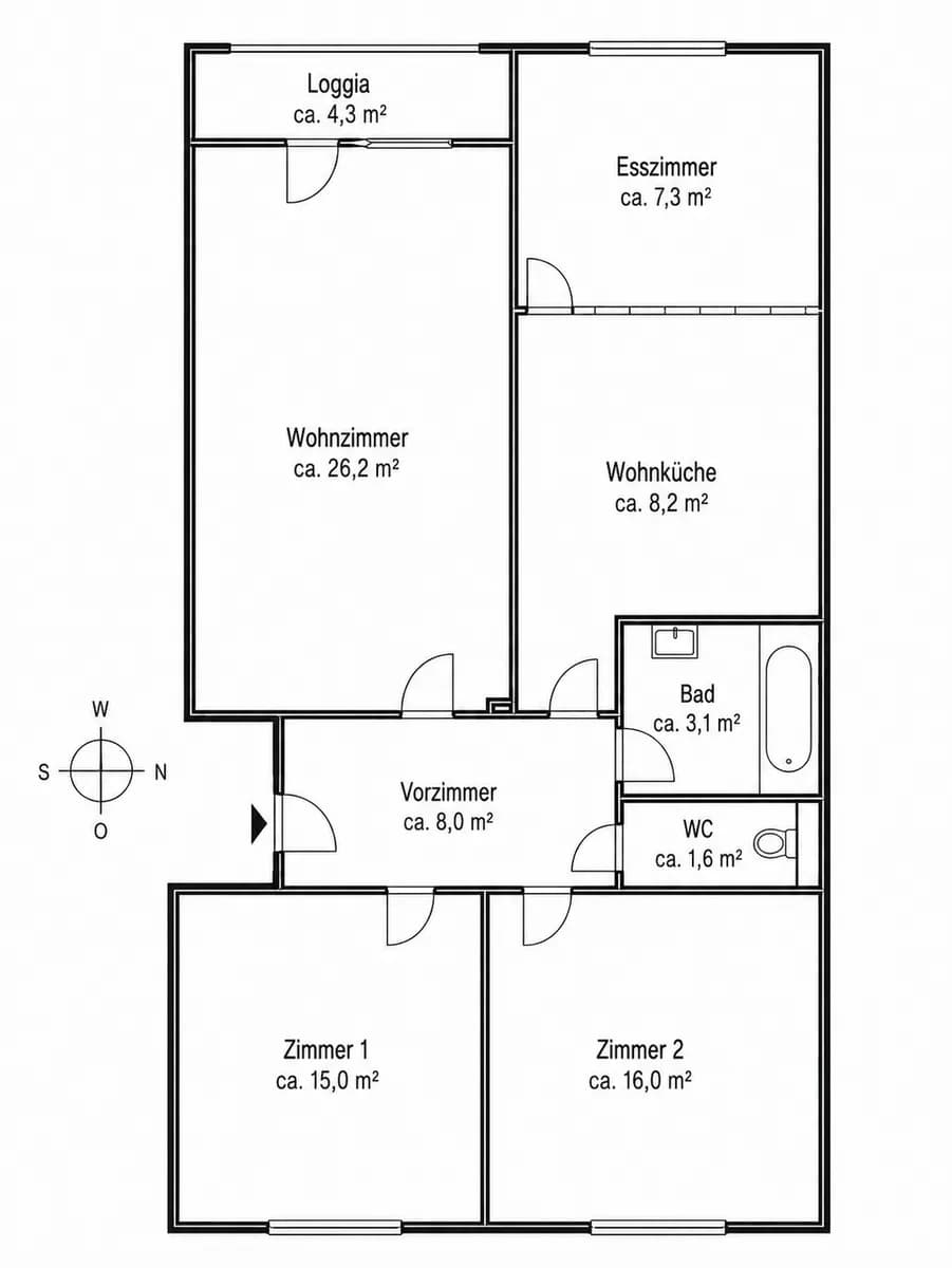 Wohnung kaufen in Wien – 85 m², € 349.000 – Bild 3 von 3