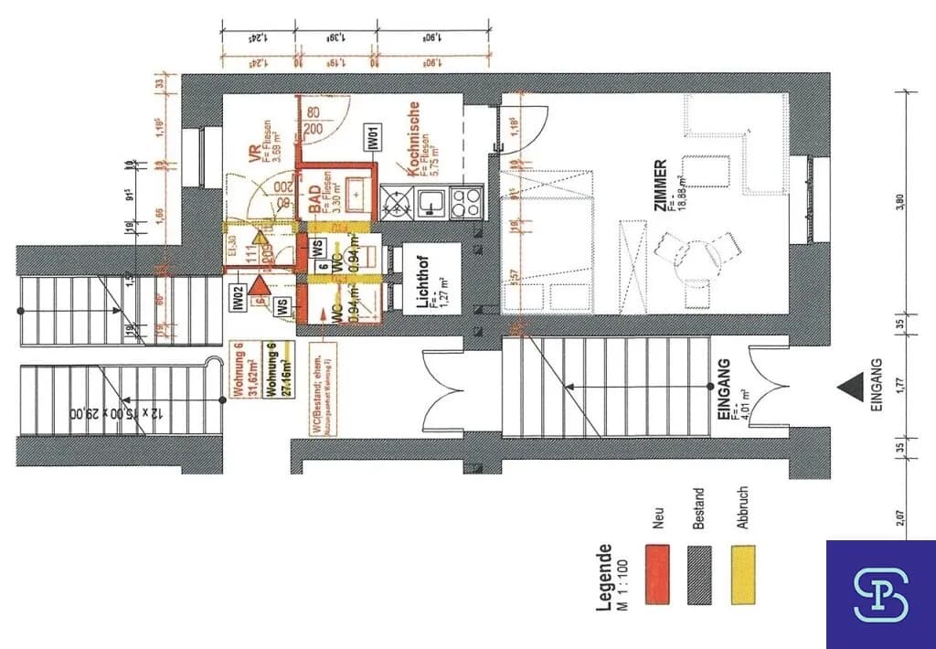 1-Zimmer-Wohnung mieten in Wien – 32 m², € 495 – Bild 15 von 15