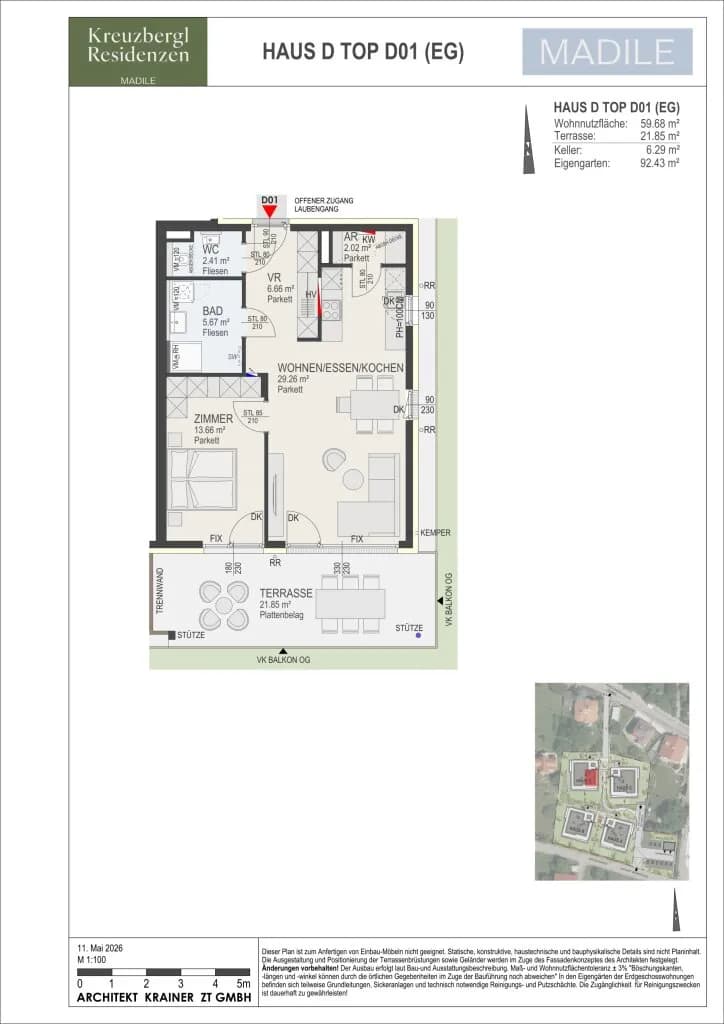 2-Zimmer-Wohnung kaufen in Klagenfurt – 59,68 m² – Bild 7 von 7