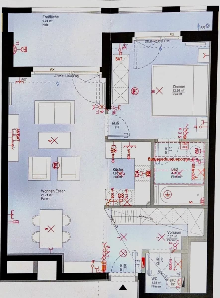 2-Zimmer-Wohnung mieten in Wien – 55 m², € 1.550 – Bild 21 von 21