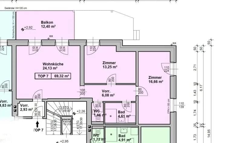 3-Zimmer-Wohnung mieten in Wien – 70 m², € 1.499 – Bild 31 von 31