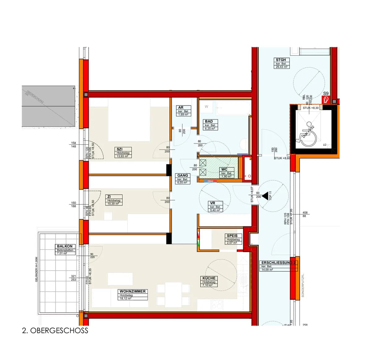 3-Zimmer-Wohnung mieten in Melk – 73,4 m², € 700 – Bild 4 von 4