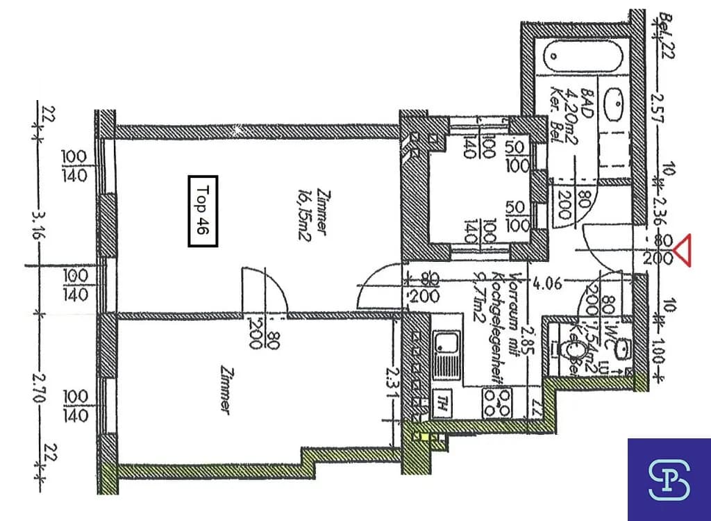 2-Zimmer-Wohnung mieten in Wien – 44,42 m², € 640 – Bild 15 von 15