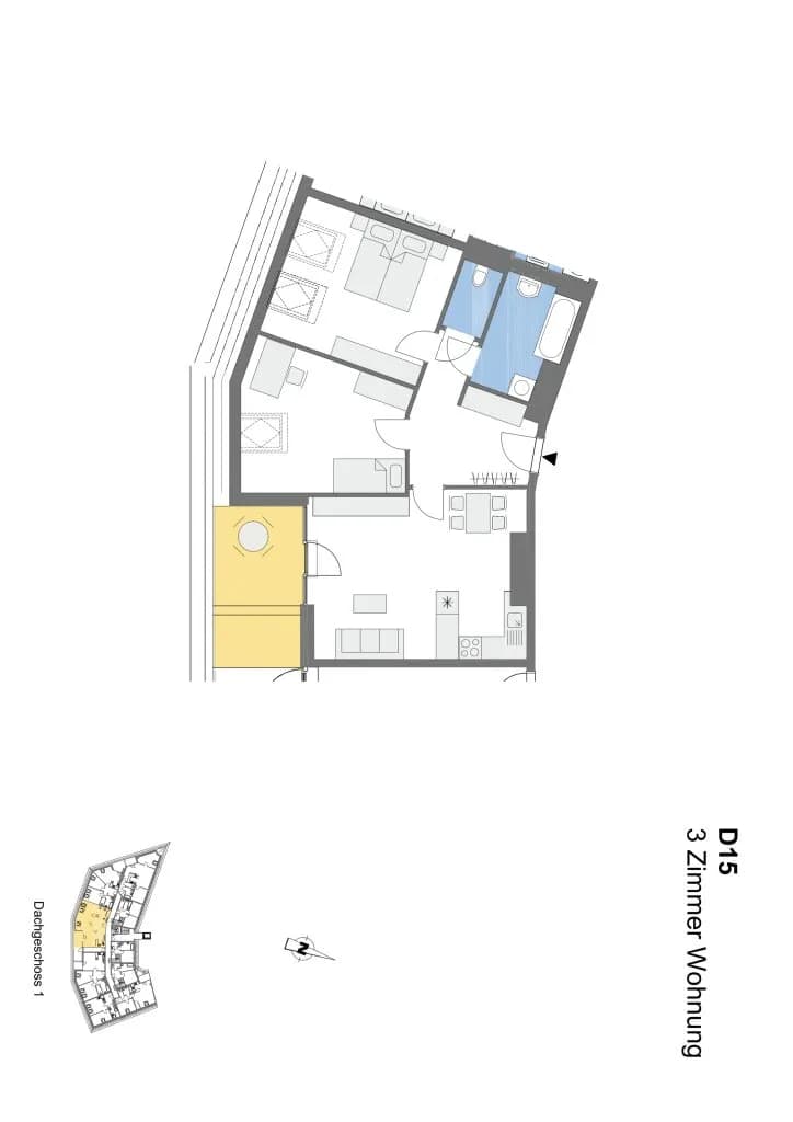 3-Zimmer-Wohnung kaufen in Graz – 71 m², € 269.000 – Bild 7 von 7