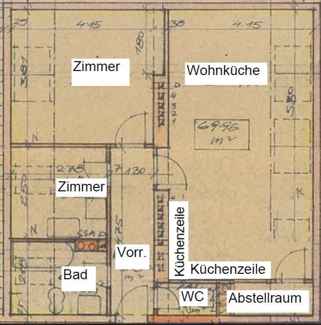 3-Zimmer-Wohnung kaufen in Wien – 70 m², € 250.000 – Bild 8 von 8