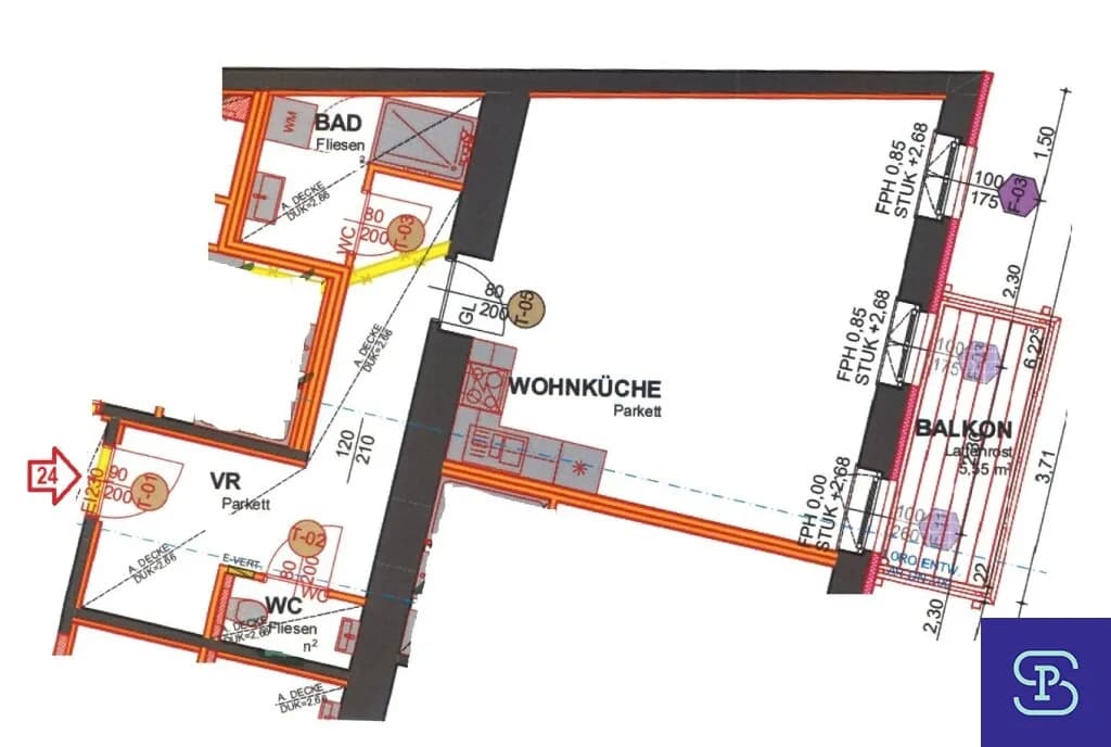 1-Zimmer-Wohnung mieten in Wien – 47,31 m², € 635 – Bild 13 von 13