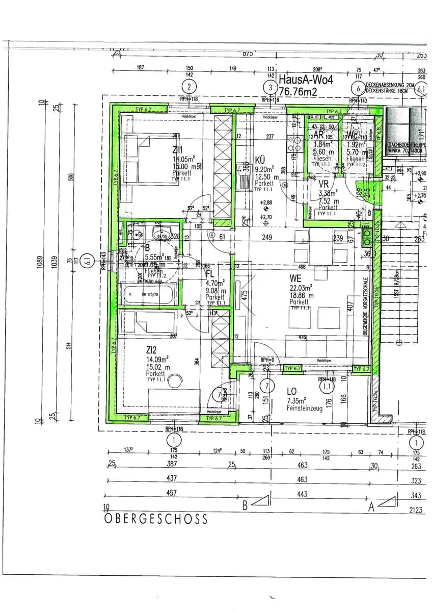 3-Zimmer-Wohnung mieten in Bruck-Mürzzuschlag – 76,7 m², € 713 – Bild 2 von 2