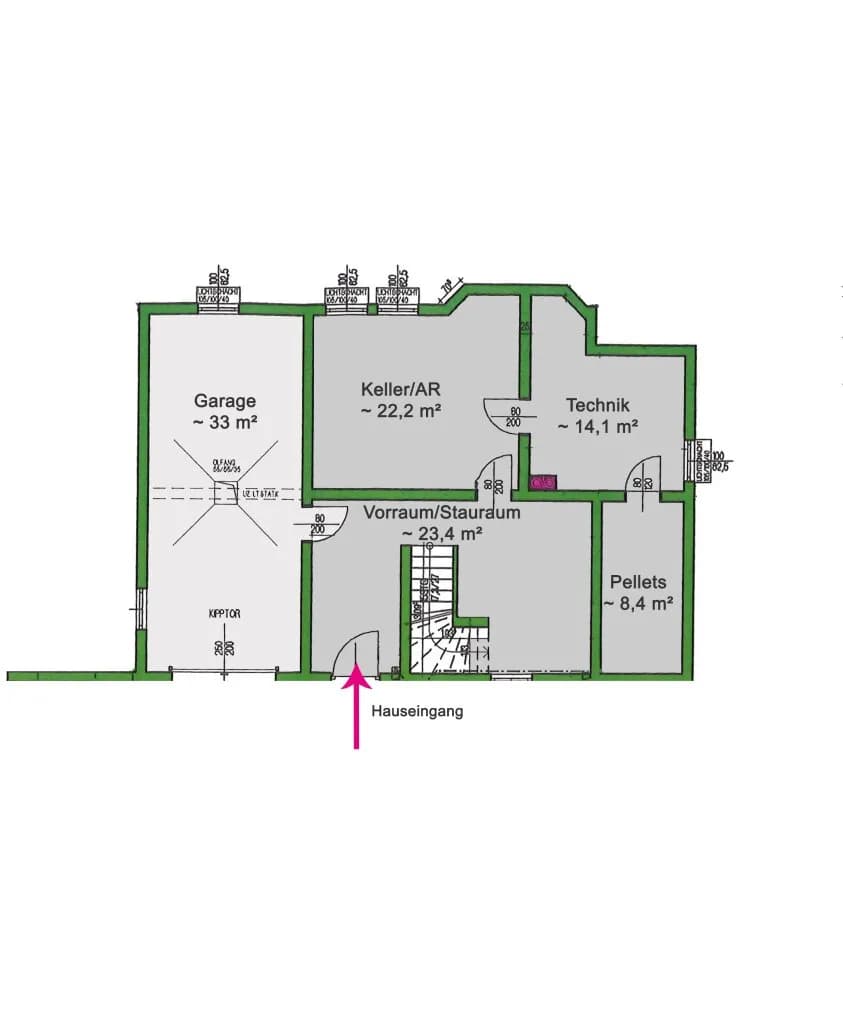 4-Zimmer-Haus kaufen in Tulln – 101 m², € 490.000 – Bild 22 von 22