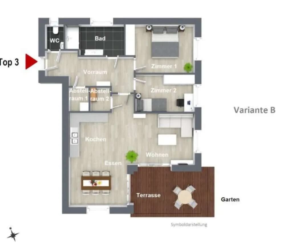 Wohnung kaufen in Weiz – 87,4 m², € 439.000 – Bild 5 von 6